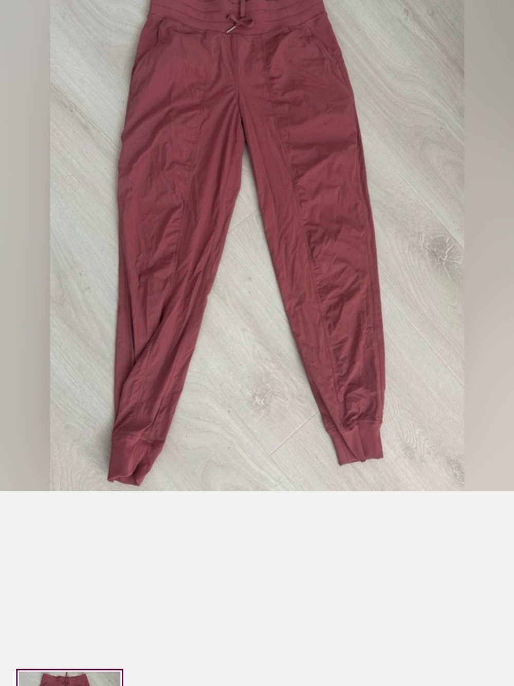 ALO Yoga Dusty Rose Track Joggers